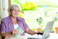 Retiree Working Online