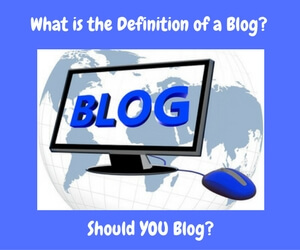 what is the definition of a blog
