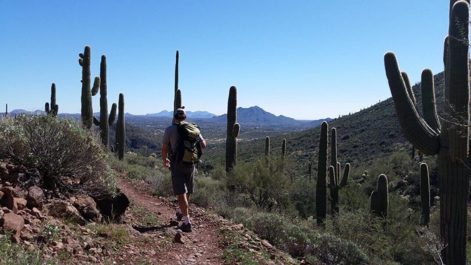 Hiking in the Desert