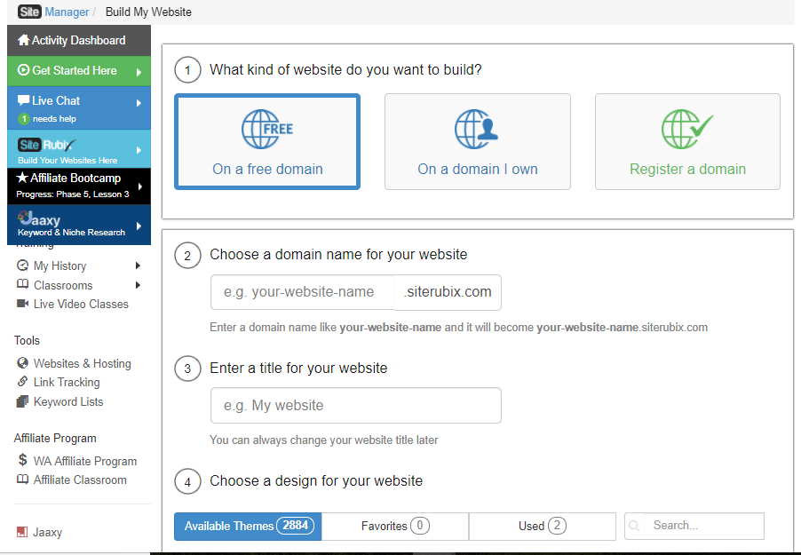 Steps to Build a Website