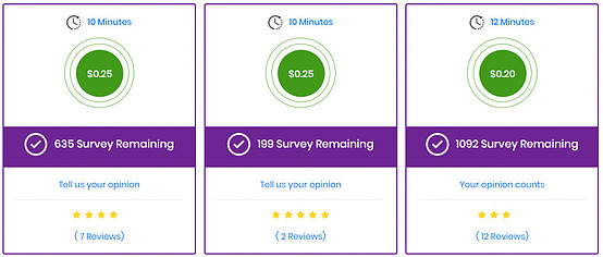 KashKick Sample Surveys